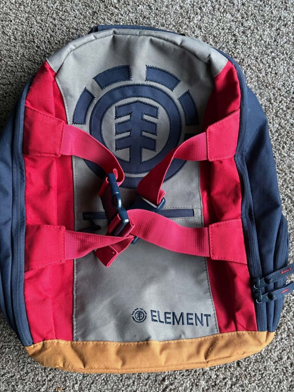 Element Mohave Backpack Blue Steel Red